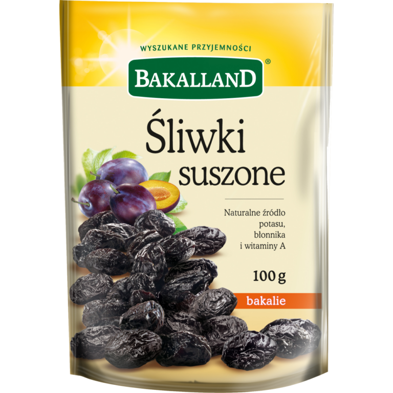 BAKALLAND DRIED PRUNES 100G