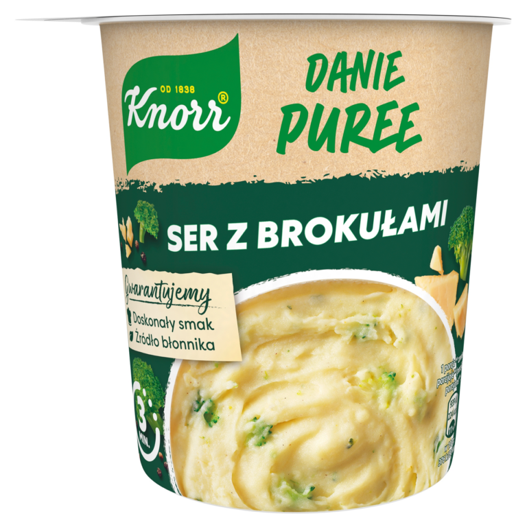 KNORR DANIE - KUBEK PUREE ZIEMNIACZ.Z SEREM I BROKULAMI 50G