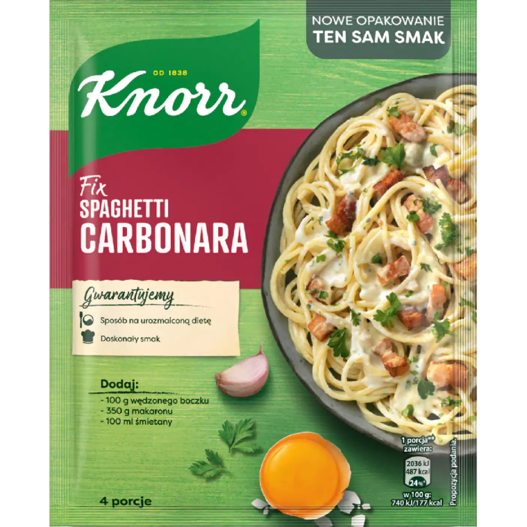 UNILEVER KNORR FIX SPAGHETTI CARBONARA 38G