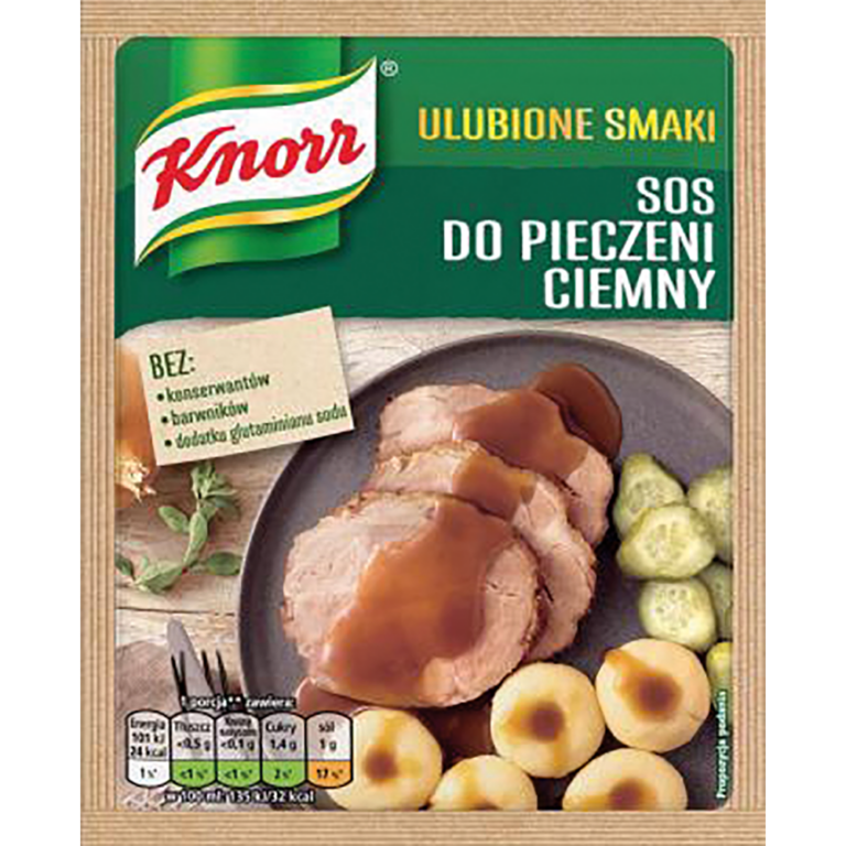 UNILEVER KNORR ULUBIONE SMAKI DARK ROAST SAUCE 29G