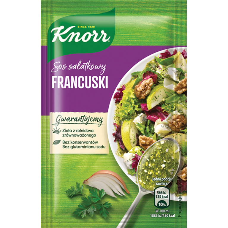 UNILEVER KNORR FRENCH SALAD DRESSING 9G