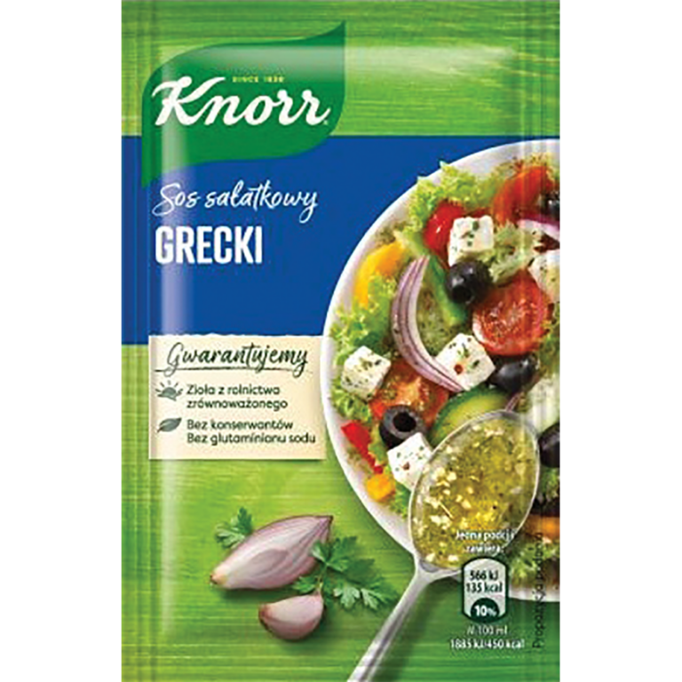 UNILEVER KNORR GREEK SALAD DRESSING 9G