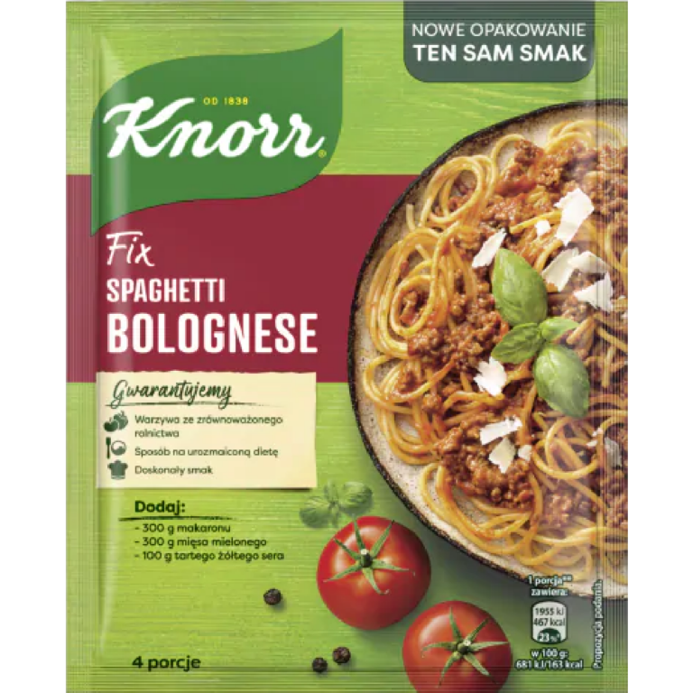 UNILEVER KNORR FIX SPAGHETTI BOLOGNESE 41G