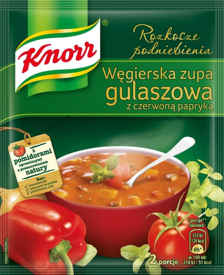 UNILEVER KNORR ROZKOSZE PODNIEBIENIA HUNGARIAN GOULASH SOUP