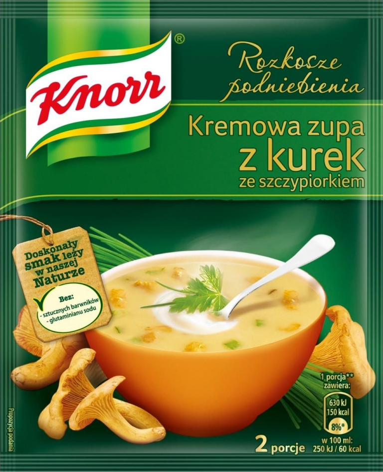 UNILEVER KNORR ROZKOSZE PODNIEBIENIA CREAMY CHANTERELLE SOUP