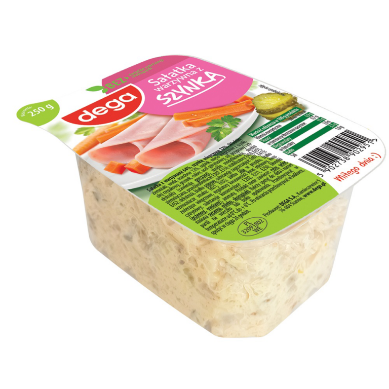 DEGA VEGETABLE SALAD WITH HAM 250G
