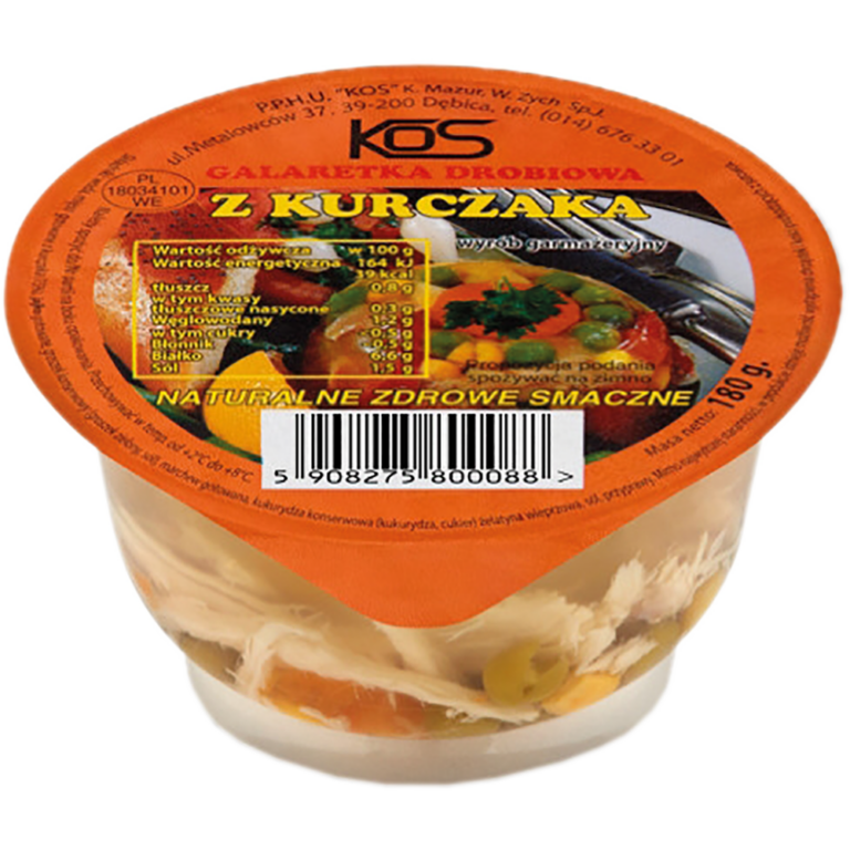 KOS CHICKEN POULTRY JELLY 180G