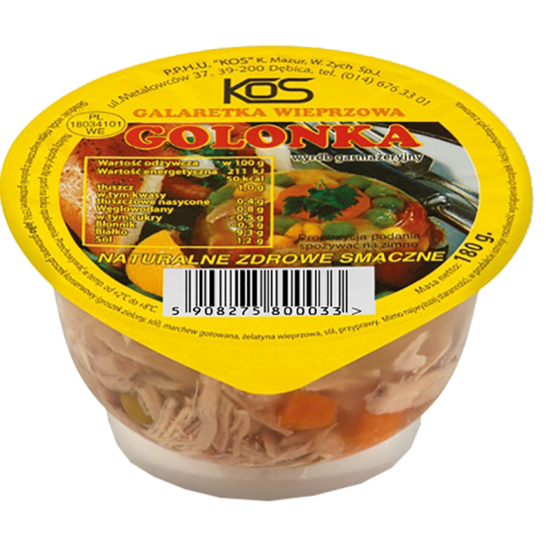 KOS KNUCKLE PORK JELLY 180G
