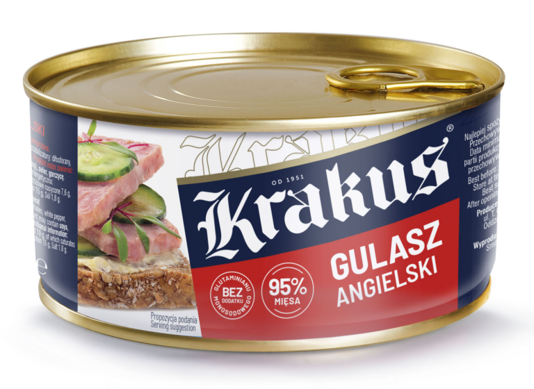 ANIMEX KRAKUS CANNED ENGLISH GOULASH PRESERVED MEAT 300G