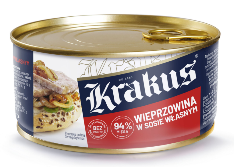 ANIMEX KRAKUS CANNED PORK IN GRAVY PRESERVED MEAT 300G