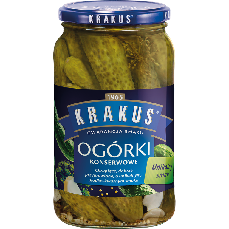 KRAKUS PICKLED DILL CUCUMBERS 920G
