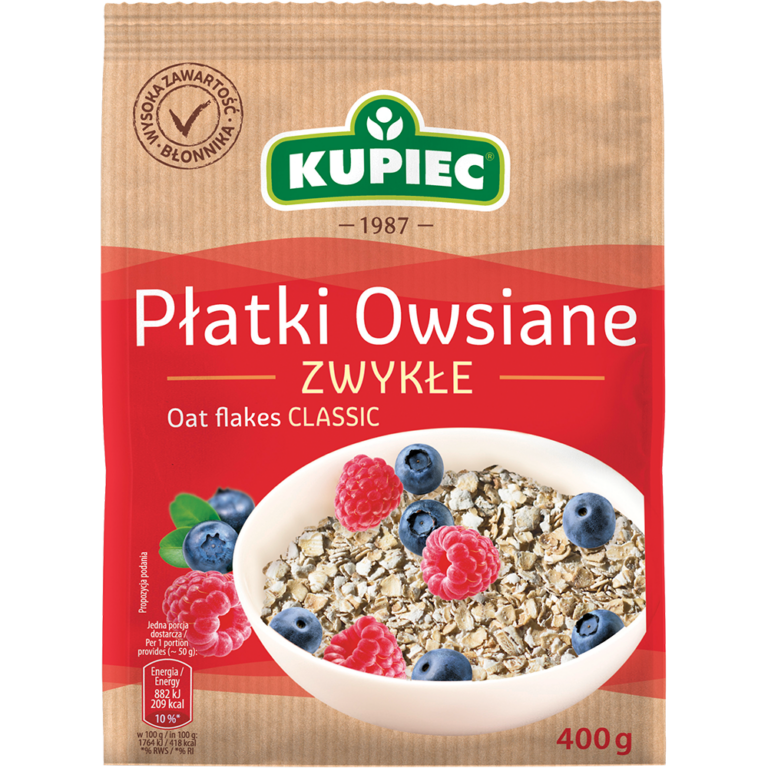 KUPIEC CLASSIC OAT FLAKES 400G