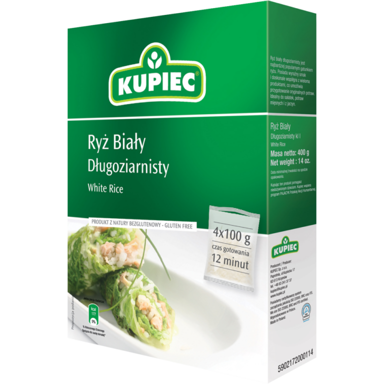 KUPIEC RYZ BIALY DLUGOZAIRNISTY 4*100G
