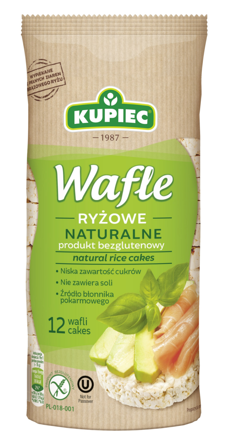 KUPIEC NATURAL RICE CAKES (12 PIECES) 120G