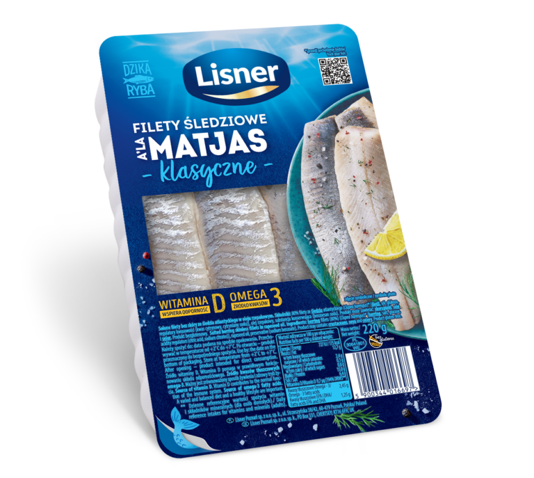 LISNER CLASSIC HERRING FILLETS MATJAS IN OIL 220G