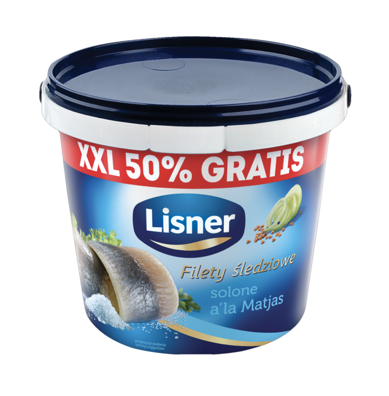 LISNER CLASSIC SALTED HERRING FILLETS A'LA MATJAS 600G/800G