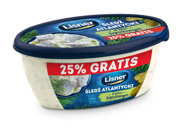 LISNER HERRING FILLETS IN DILL SAUCE 280G