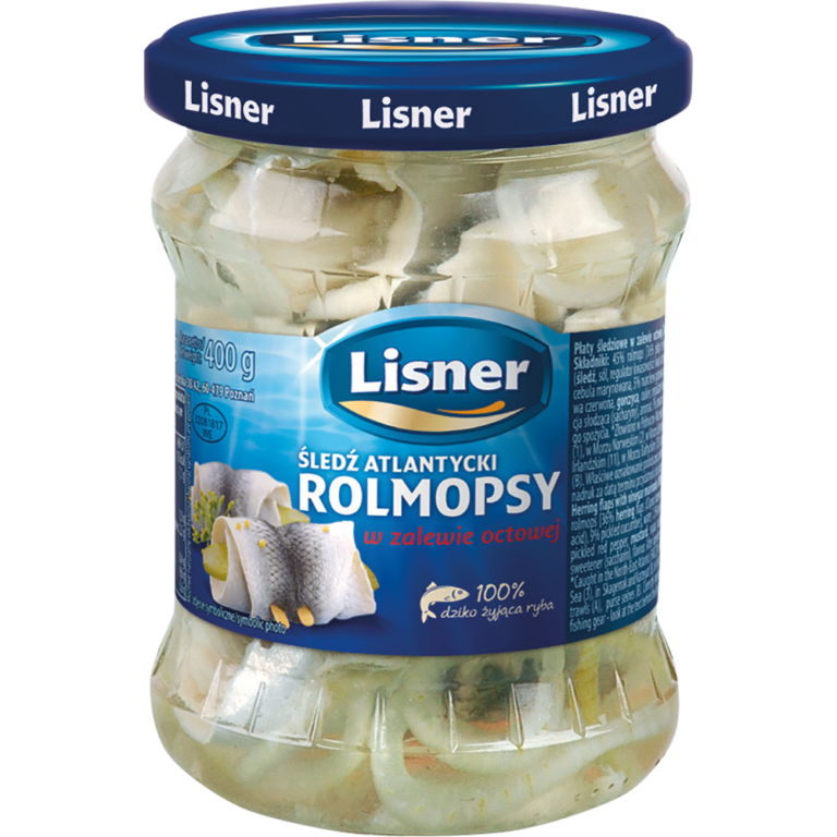 LISNER ROLLMOPS IN VINEGAR-SPICY MARINADE 400G