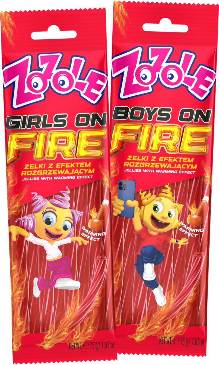 ZOZOLE GIRS AND BOYS ON FIRE JELLIES 75G