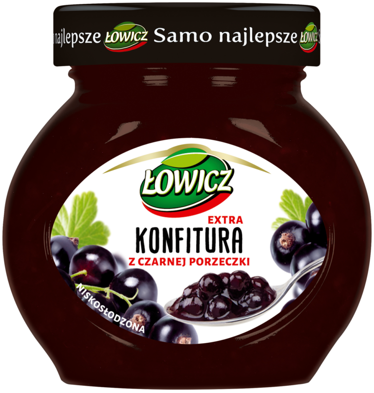 KONFITURA LOWICZ CZARNA PORZECZKA 240G