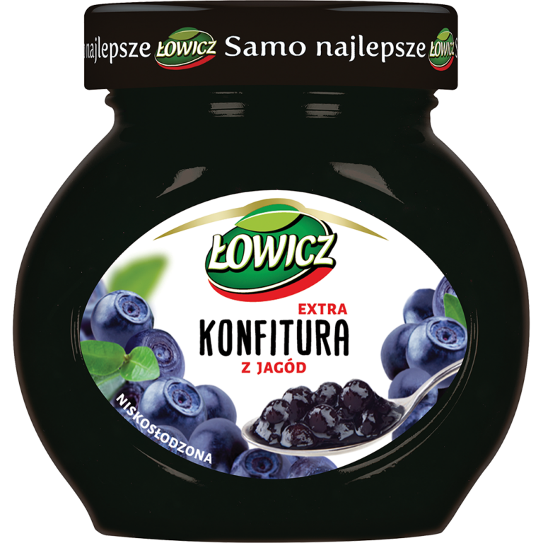 LOWICZ LOW SUGAR BERRY EXTRA JAM 240G