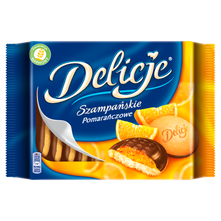MONDELEZ DELICJE SZAMPANSKIE CHOCOLATE TOPPED JAFFA CAKES WI