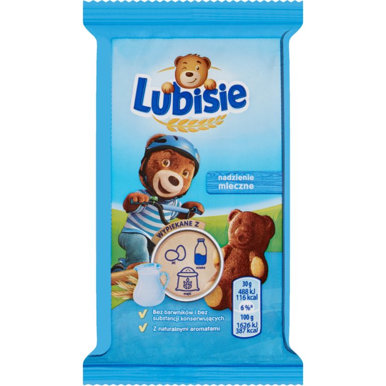 MONDELEZ LUBISIE SPONGE CAKE WITH MILK FILLING 30G