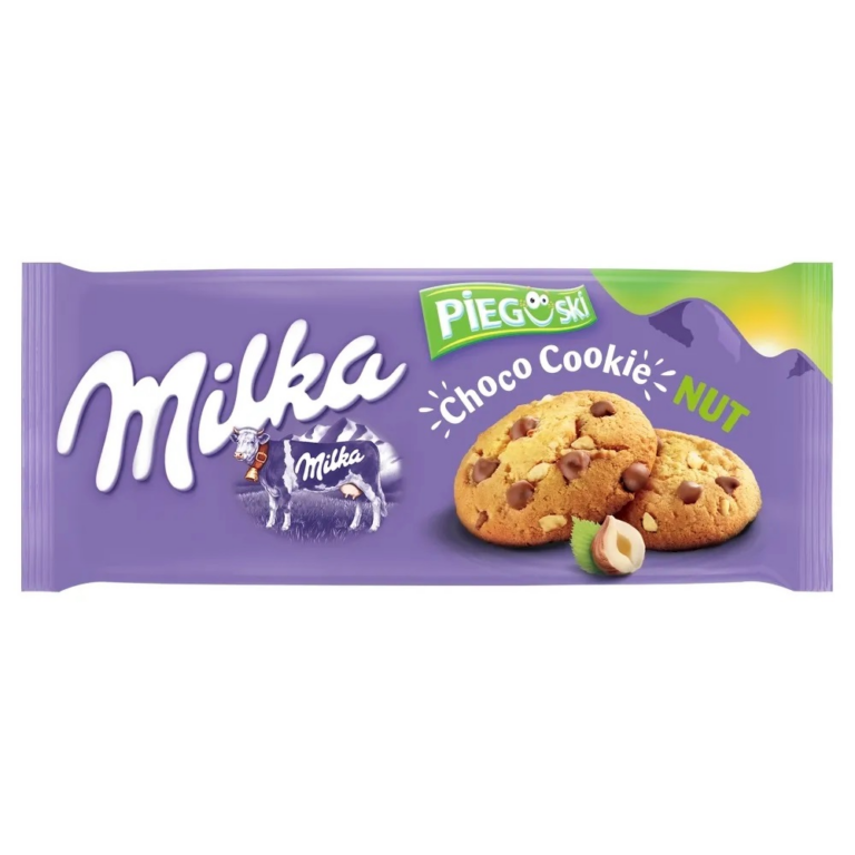 MONDELEZ MILKA PIEGUSKI CHOCO COOKIE NUT CHOCOLATE AND NUTS