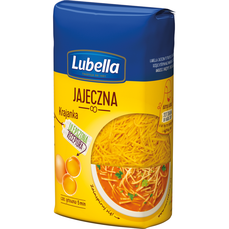 MAKARON LUBELLA 250G ROSOLOWY JAJECZNY KRAJANKA