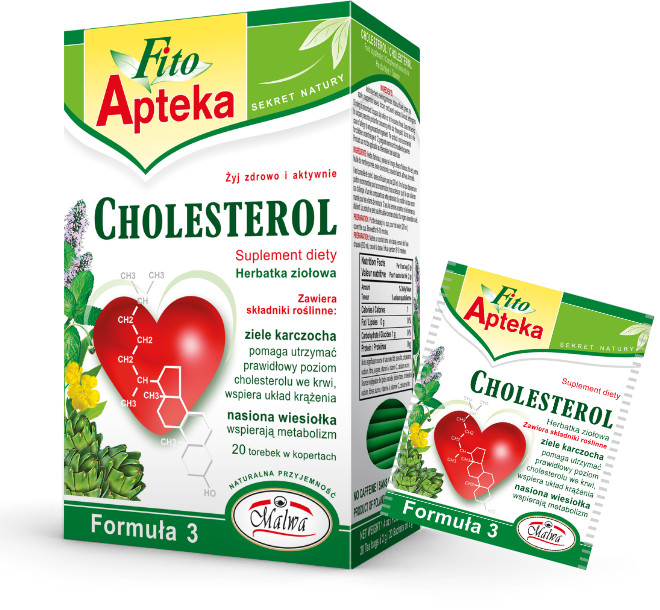 MALWA FITO APTEKA FORMULA 3 CHOLESTEROL FOOD SUPPLEMENT HERB