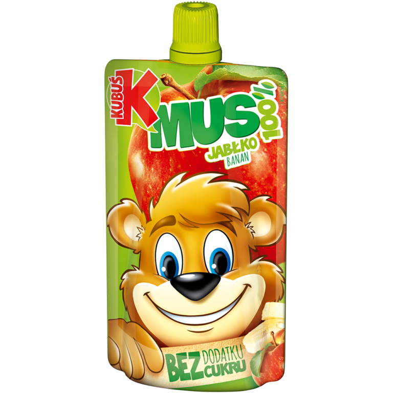 KUBUS APPLE BANANA 100% MOUSSE 100G