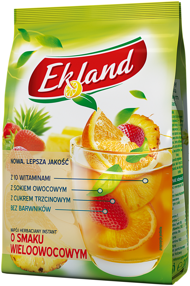 EKLAND MULTIFRUIT FLAVOURED INSTANT TEA DRINK 300G