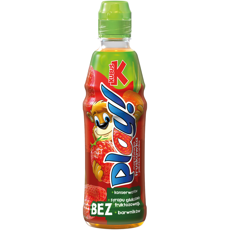 KUBUS PLAY CARROT STRAWBERRY APPLE AND LIME DRINK 400ML PET
