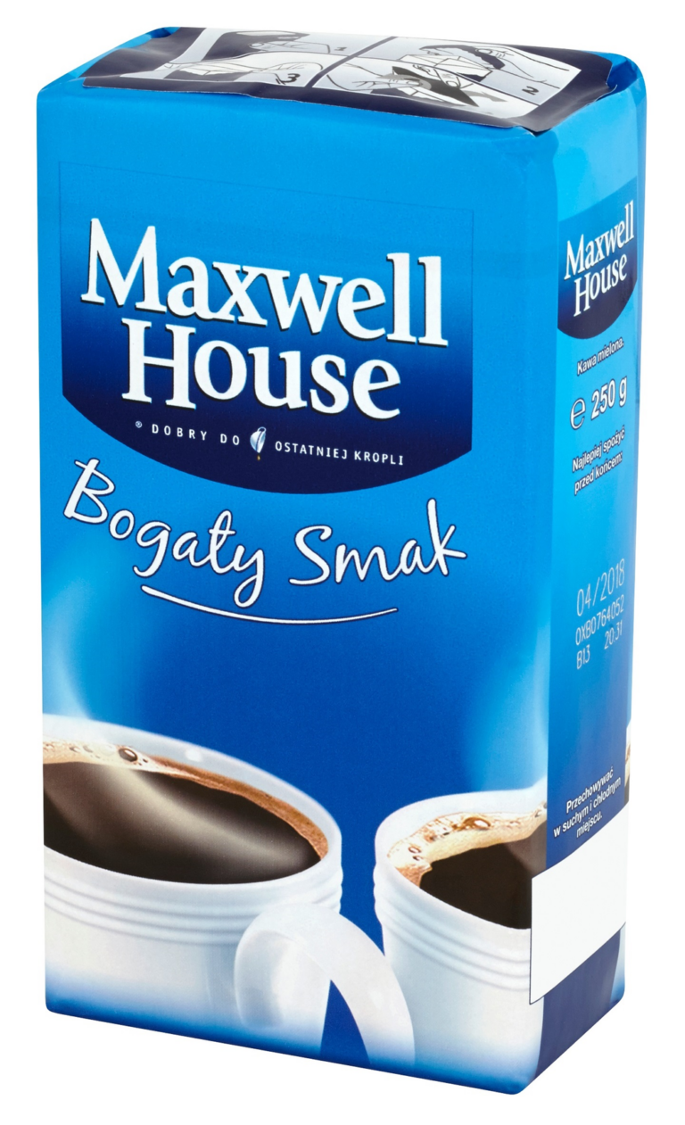 JACOBS DOUWE EGBERTS MAXWELL HOUSE FINELY GROUND COFFEE 250G