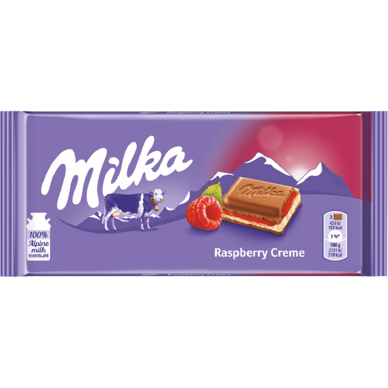 MILKA CZEKOLADA MALINA 100G