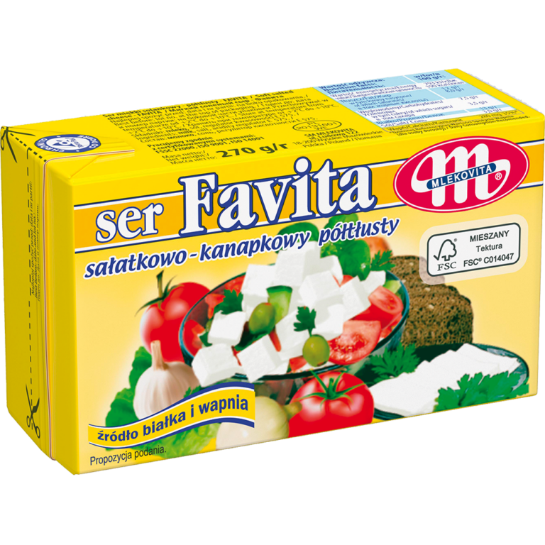 MLEKOVITA FAVITA GREEK STYLE CHEESE 12% 270G