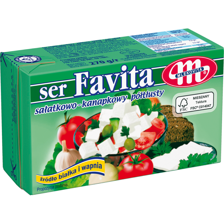 MLEKOVITA FAVITA GREEK STYLE CHEESE 16% 270G