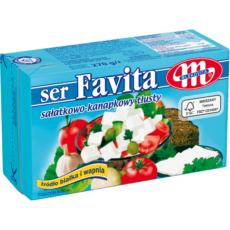 MLEKOVITA FAVITA GREEK STYLE CHEESE 18% 270G