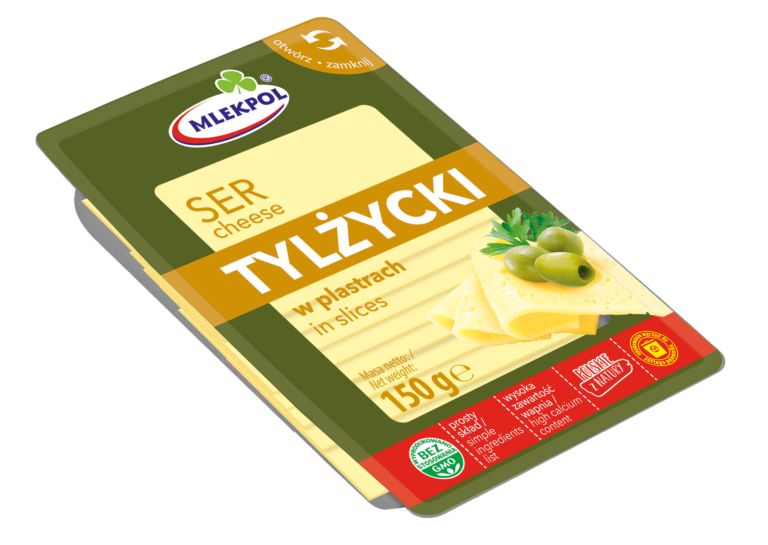 MLEKPOL TILSITER CHEESE IN SLICES 150G