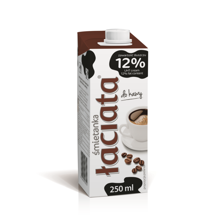 SMIETANA UHT LACIATA 250ML 12% MLEKPOL