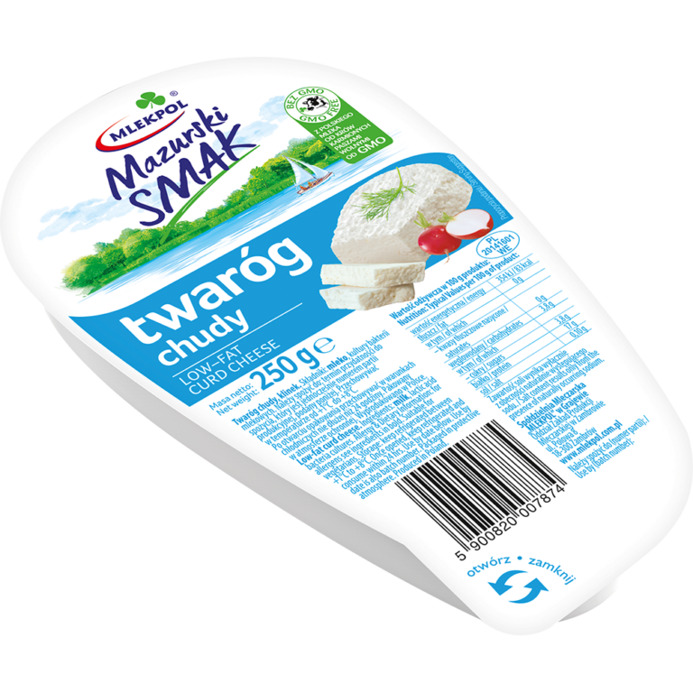 TWAROG MLEKPOL MAZURSKI SMAK KLINEK CHUDY 250G