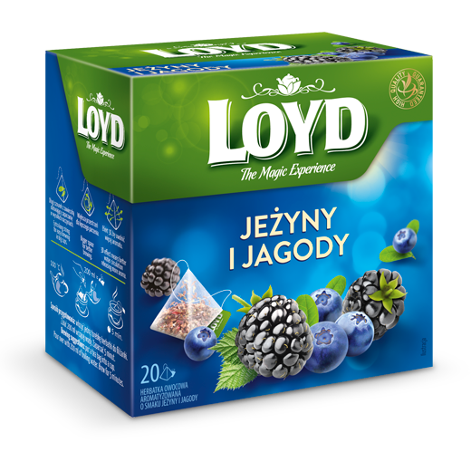 HERBATA LOYD TEA JEZYNA I JAGODA 20TB