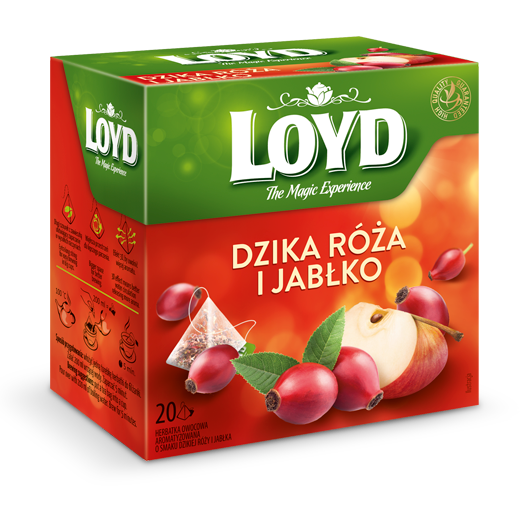 HERBATA LOYD OWOCOWA ROZA I JABLKO 20*2G