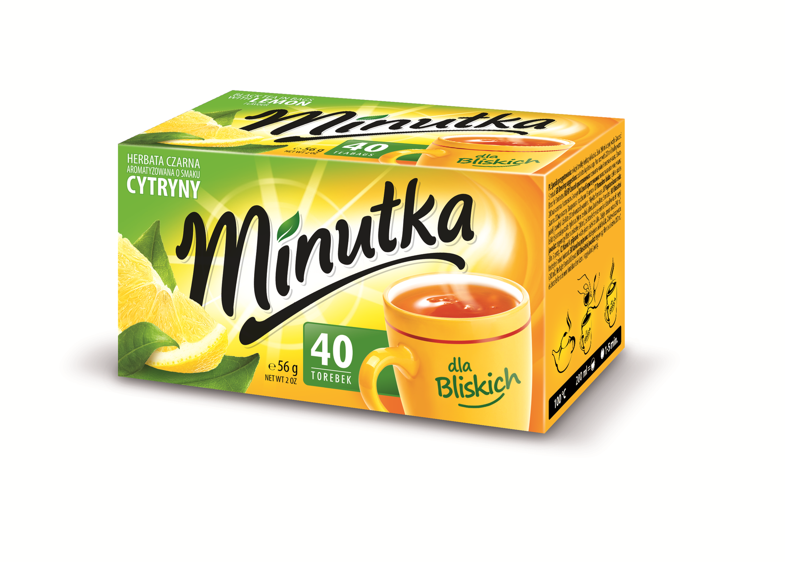 HERBATA MINUTKA CYTRYNA 40*14G