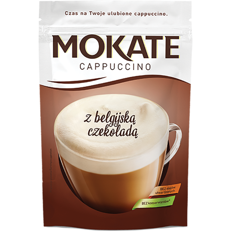 CAPPUCCINO MOKATE Z BELGIJSKA CZEKOLADA 110G