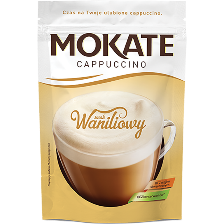 MOKATE USTRON CAFFETTERIA VANILLA FLAVOUR CAPPUCCINO 110G