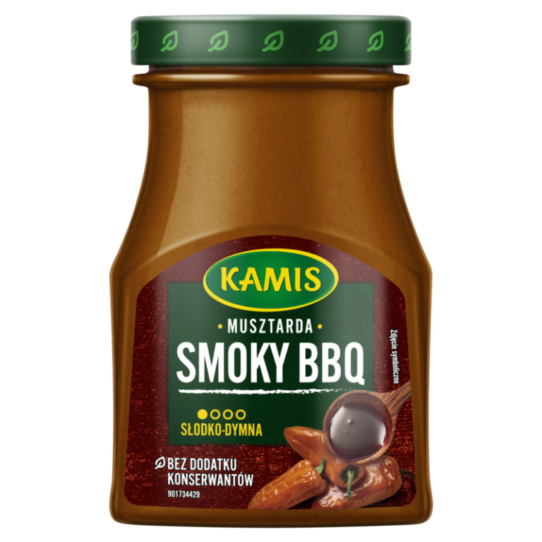 MUSZTARDA KAMIS 185G - SMOKY BBQ