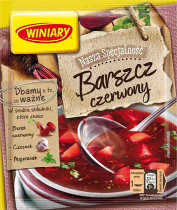 WINIARY NASZA SPECJALNOSC RED BORSCHT SOUP 49G