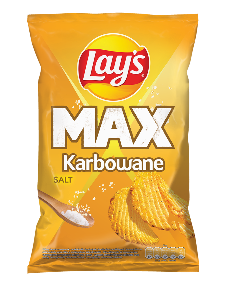 CHIPSY LAYS KARBOWANE SOLONE 120G