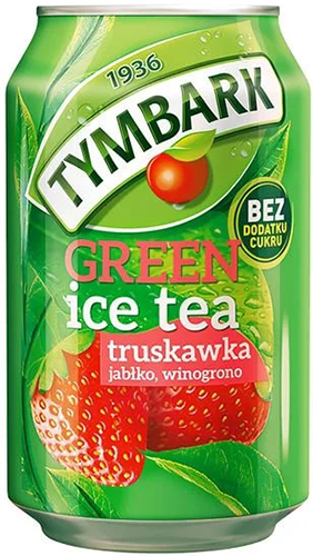 TYMBARK ICE TEA GREEN TEA STRAWBERRY 330ML